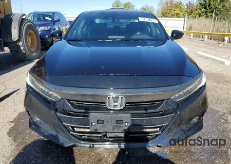 2021 Honda Accord Sport из США, поврежденный, VIN 1HGCV1F3XMA064053